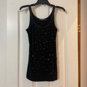 Dolce & Gabbana Black Top With Rhinestone/Jewel Embellishment
